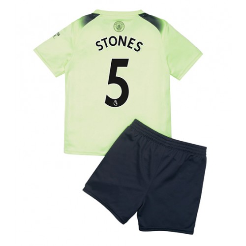 Manchester City John Stones #5 Tredjedraktsett Barn 2022-23 Kortermet (+ Korte bukser) Manchester City John Stones #5 Tredjedraktsett Barn 2022-23 Kortermet (+ Korte bukser)